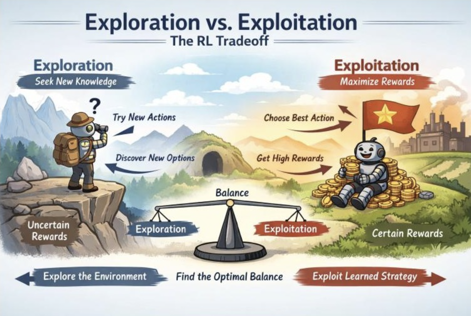 Exploration vs. Exploitation